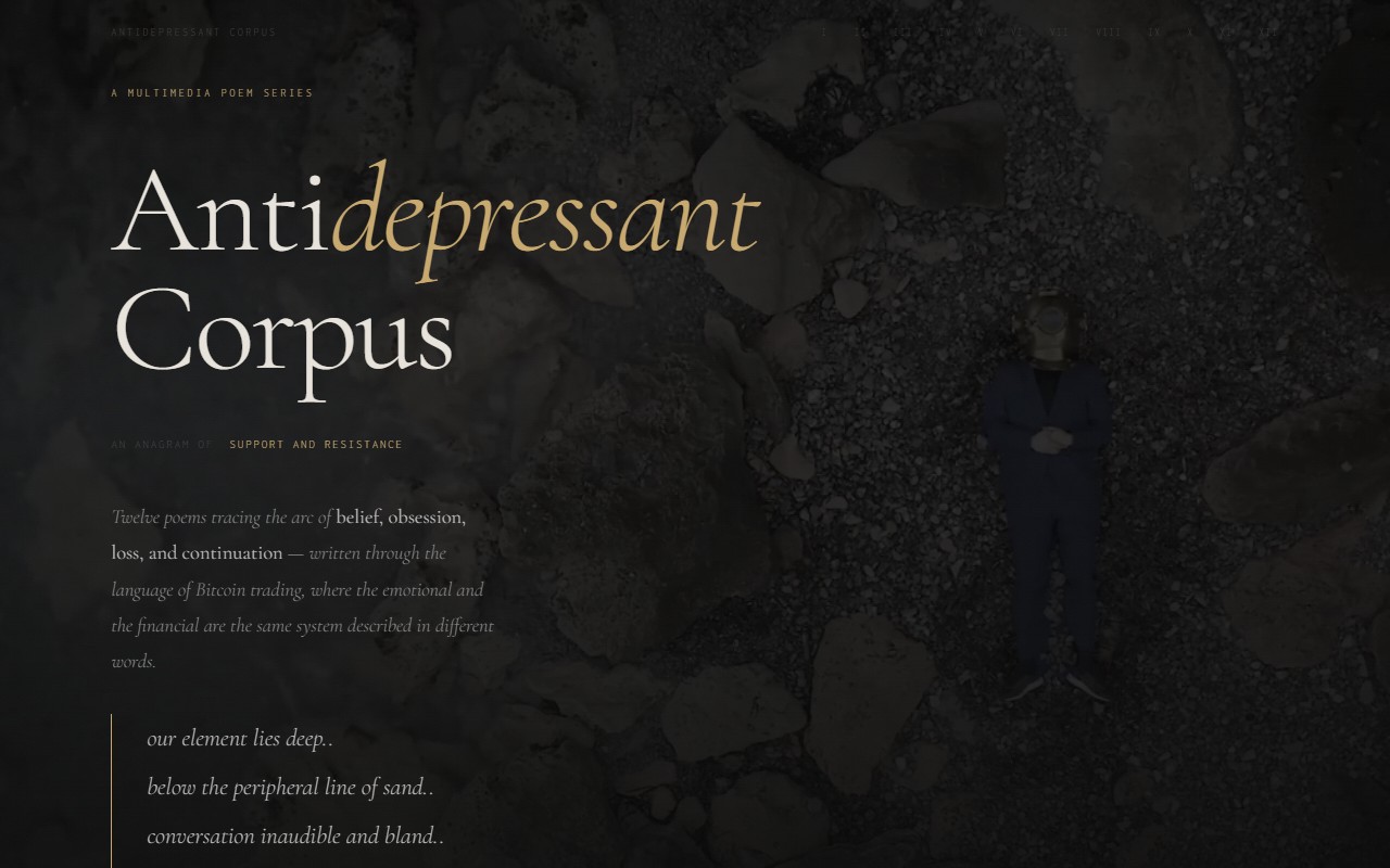 Antidepressant Corpus